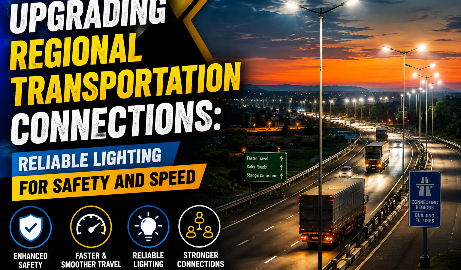Upgrading Regional Transportation Connections: Reliable Lighting for Safety and Speed