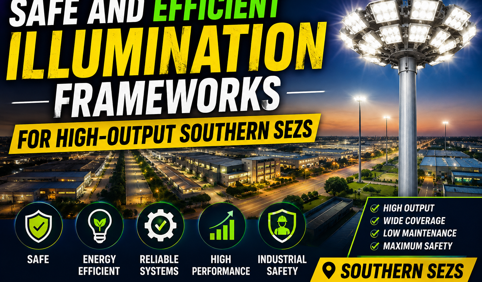 Safe and Efficient Illumination Frameworks for High-Output Southern SEZs