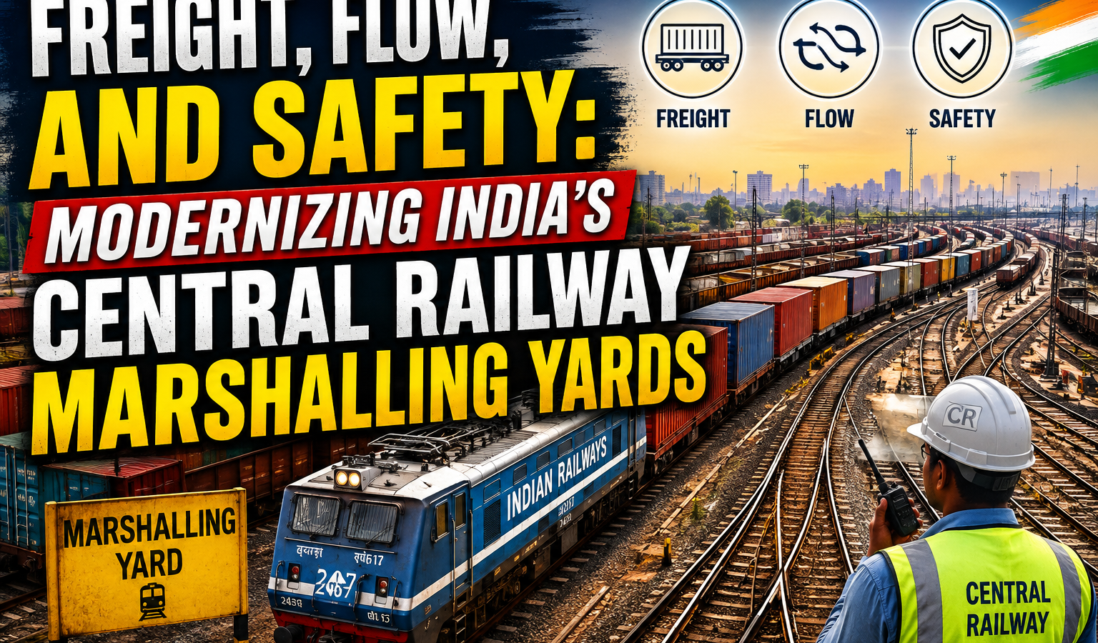 Freight, Flow, and Safety: Modernizing India’s Central Railway Marshalling Yards