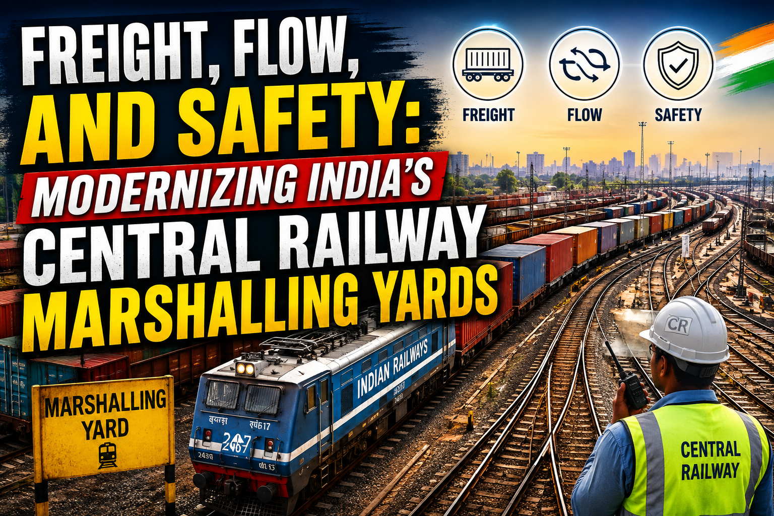 Freight, Flow, and Safety: Modernizing India’s Central Railway Marshalling Yards