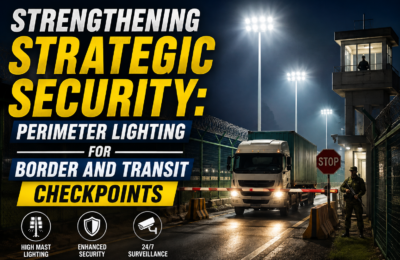 Strengthening Strategic Security: Perimeter Lighting for Border and Transit Checkpoints