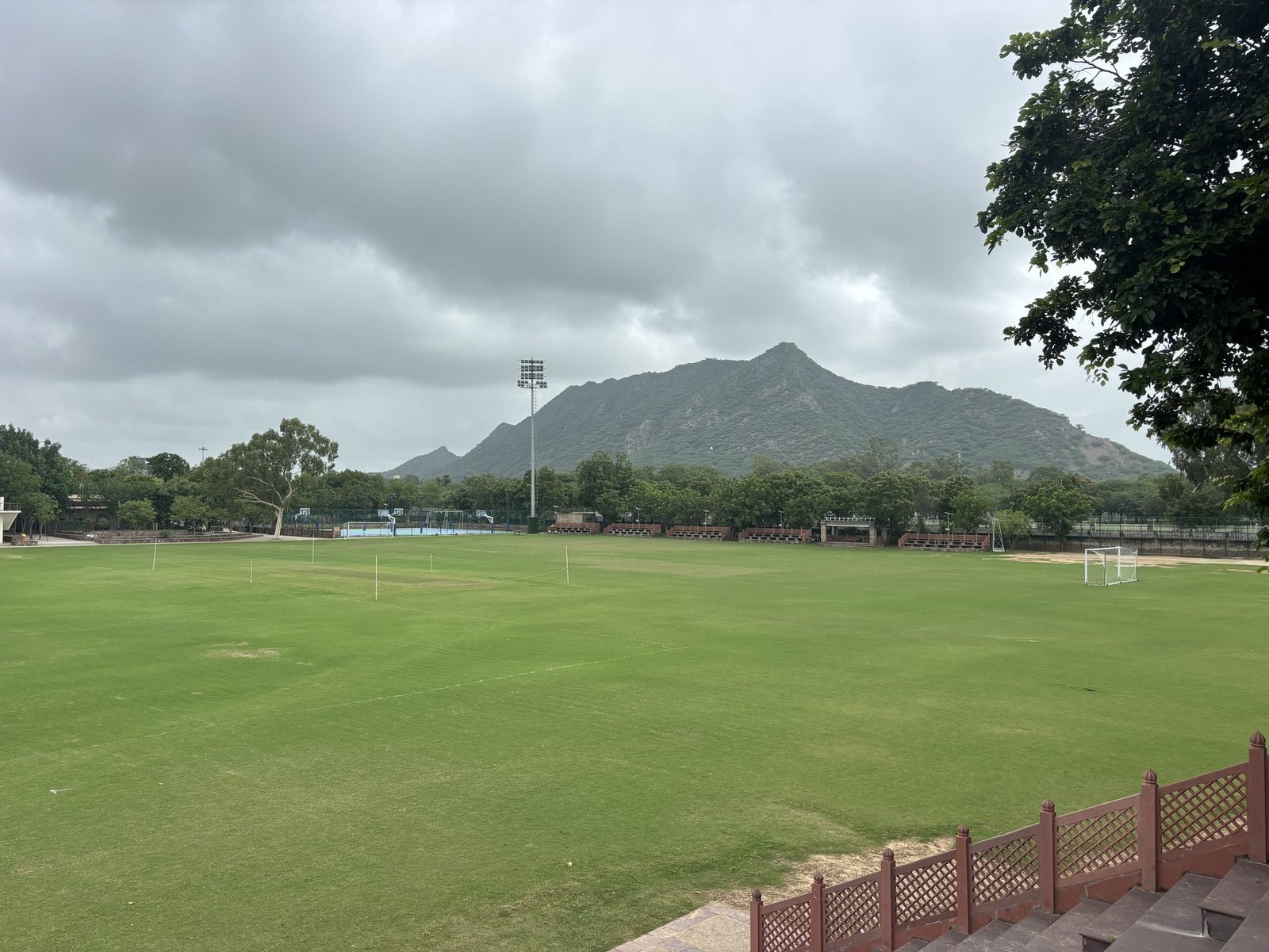 Mayur School Stadium Ajmer High Mast Lighting